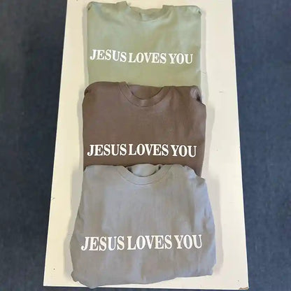 Unisex Jesus loves you t-shirt